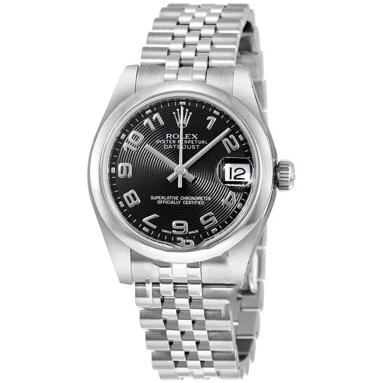 Original Rolex Datejust Lady 31 Black Concentric Circle Dial Stainless Steel Jubilee Bracelet Automatic Watch 178240BKCAJ JMS always Bracelets Original Rolex Datejust Lady 31 Black Concentric Circle Dial Stainless Steel Jubilee Bracelet Automatic Watch 178240BKCAJ JMS always Bracelets