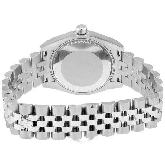 Original Rolex Datejust Lady 31 Black Concentric Circle Dial Stainless Steel Jubilee Bracelet Automatic Watch 178240BKCAJ JMS always Bracelets