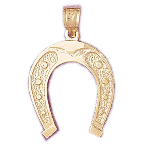 PreStyled Sets Goldia 14K Gold Horseshoe Pendant