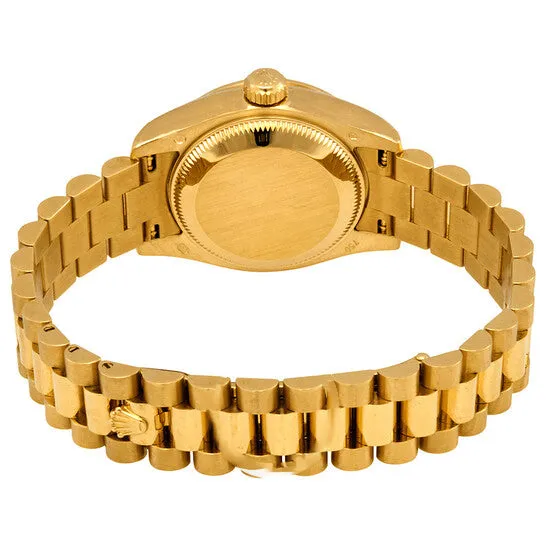 PreStyled Sets Original Rolex LadyDatejust 26 Mother Of Pearl Dial 18K Yellow Gold President Automatic Ladies Watch 179138MDP JMS always PreStyled Sets Original Rolex LadyDatejust 26 Mother Of Pearl Dial 18K Yellow Gold President Automatic Ladies Watch 179138MDP JMS always