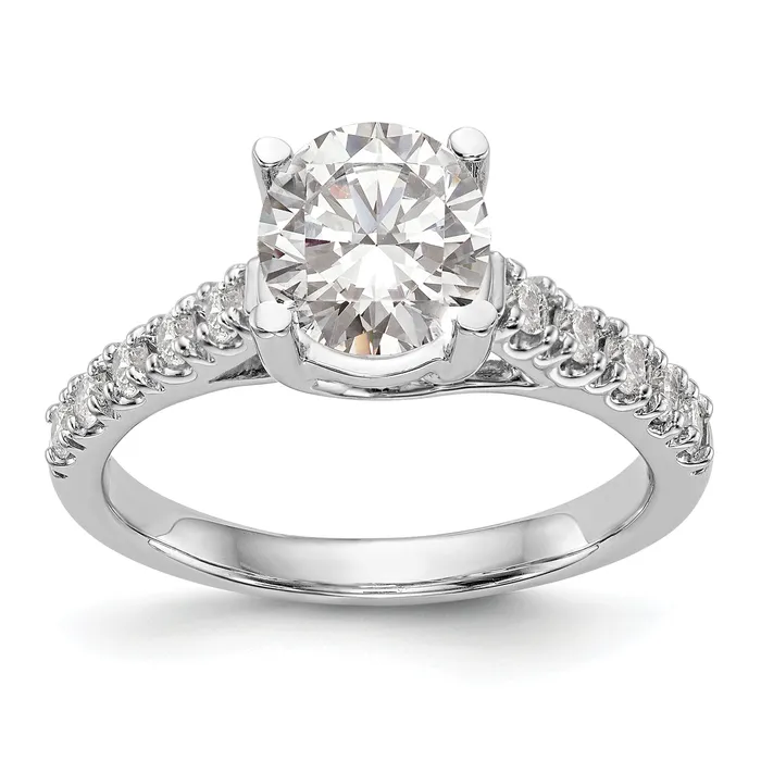 Rings Goldia 150ct CZ Solid Real 14K White Gold Engagement Ring