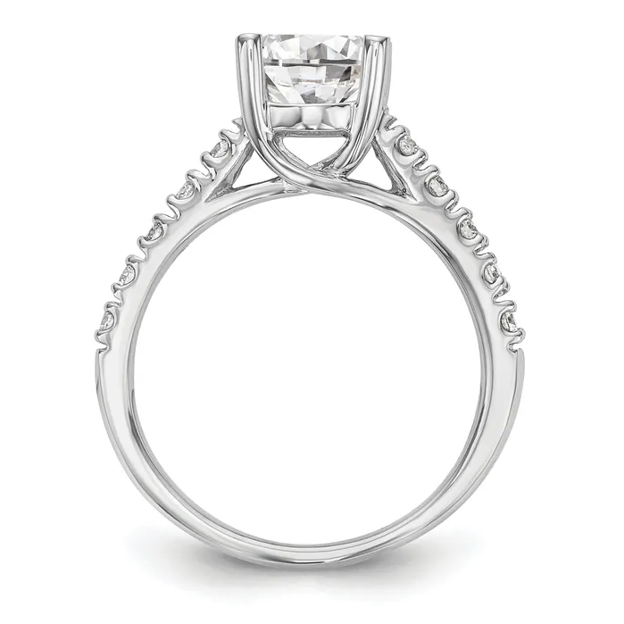 Rings Goldia 150ct CZ Solid Real 14K White Gold Engagement Ring