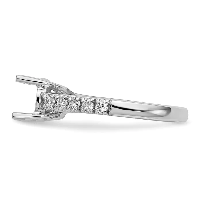 Rings Goldia 150ct CZ Solid Real 14K White Gold Engagement Ring
