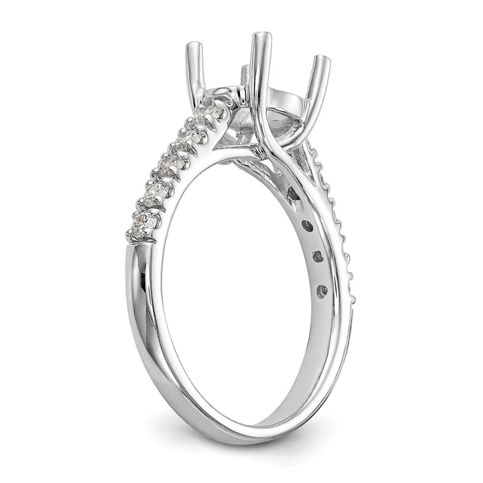 Rings Goldia 150ct CZ Solid Real 14K White Gold Engagement Ring