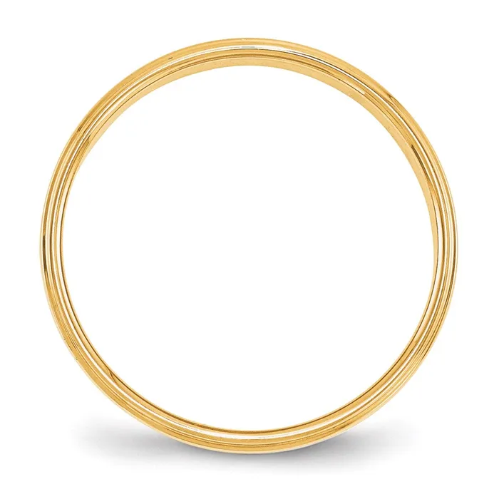 Rings Goldia Solid 14K Yellow Gold 4mm Flat with Step Edge MensWomens Wedding Band Ring Size 4 Rings Goldia Solid 14K Yellow Gold 4mm Flat with Step Edge MensWomens Wedding Band Ring Size 4