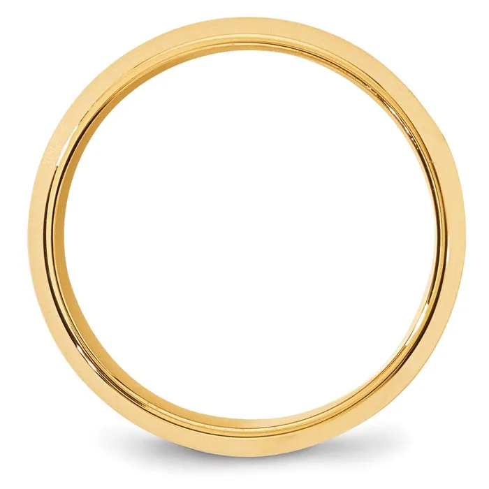 Rings Goldia Solid 14K Yellow Gold 8mm Bevel Edge Comfort Fit MensWomens Wedding Band Ring Size 55 Rings Goldia Solid 14K Yellow Gold 8mm Bevel Edge Comfort Fit MensWomens Wedding Band Ring Size 55