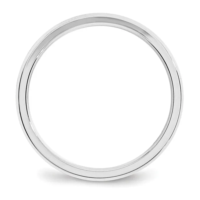 Rings Goldia Solid 18K White Gold 3mm Bevel Edge Comfort Fit MensWomens Wedding Band Ring Size 10 Rings Goldia Solid 18K White Gold 3mm Bevel Edge Comfort Fit MensWomens Wedding Band Ring Size 10