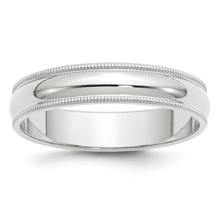 Rings Goldia Solid 18K Yellow Gold White Gold 5mm Milgrain MensWomens Wedding Band Ring Size 105 Rings Goldia Solid 18K Yellow Gold White Gold 5mm Milgrain MensWomens Wedding Band Ring Size 105