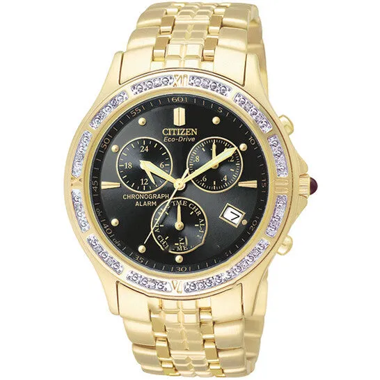Rings JMS always Original Citizen Mens GoldTone EcoDrive Lucca Alarm Chronograph with Diamonds BL716258E Rings JMS always Original Citizen Mens GoldTone EcoDrive Lucca Alarm Chronograph with Diamonds BL716258E
