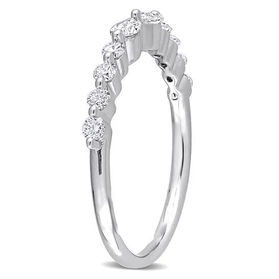 Rings JMS always Original Created Forever 58 CT TGW Lab Created Diamond Band in Platinum Plated Sterling Silver Rings JMS always Original Created Forever 58 CT TGW Lab Created Diamond Band in Platinum Plated Sterling Silver