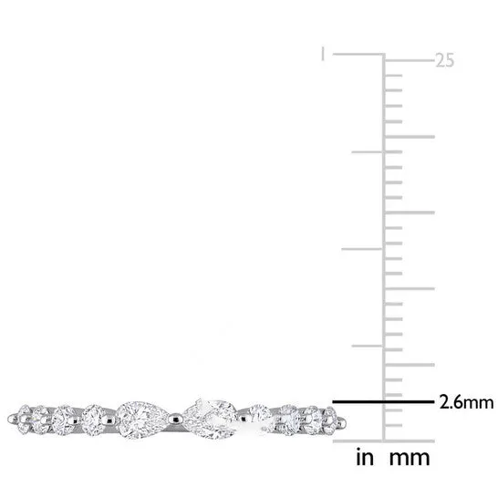Rings JMS always Original Created Forever 58 CT TGW Lab Created Diamond Band in Platinum Plated Sterling Silver Rings JMS always Original Created Forever 58 CT TGW Lab Created Diamond Band in Platinum Plated Sterling Silver