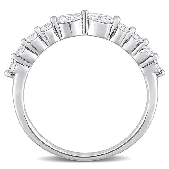 Rings JMS always Original Created Forever 58 CT TGW Lab Created Diamond Band in Platinum Plated Sterling Silver Rings JMS always Original Created Forever 58 CT TGW Lab Created Diamond Band in Platinum Plated Sterling Silver