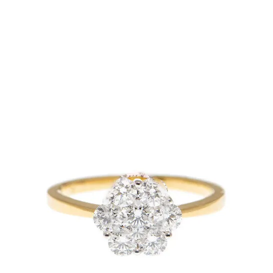 Rings JMS always Original New J Collection Ring W Diamond 7 Rddi 111 Ct18ky 347 Gm eur 55 18kt Yellow Gold Gold Rings JMS always Original New J Collection Ring W Diamond 7 Rddi 111 Ct18ky 347 Gm eur 55 18kt Yellow Gold Gold