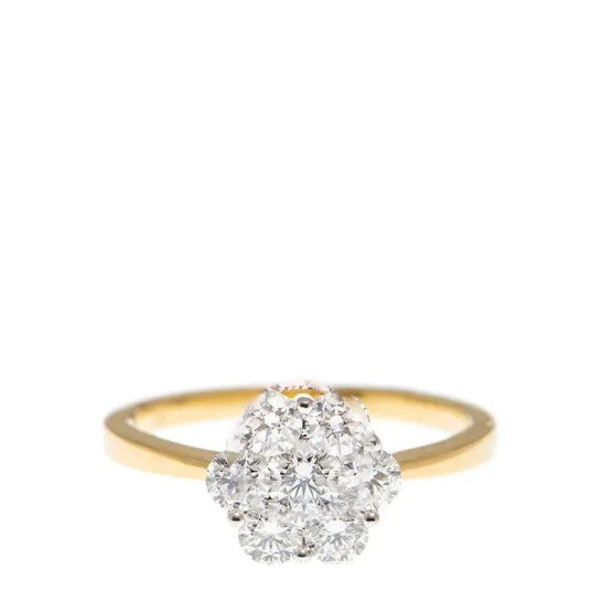 Rings JMS always Original New J Collection Ring W Diamond 7 Rddi 111 Ct18ky 347 Gm eur 55 18kt Yellow Gold Gold Rings JMS always Original New J Collection Ring W Diamond 7 Rddi 111 Ct18ky 347 Gm eur 55 18kt Yellow Gold Gold