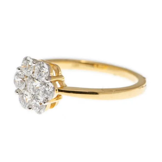 Rings JMS always Original New J Collection Ring W Diamond 7 Rddi 111 Ct18ky 347 Gm eur 55 18kt Yellow Gold Gold Rings JMS always Original New J Collection Ring W Diamond 7 Rddi 111 Ct18ky 347 Gm eur 55 18kt Yellow Gold Gold
