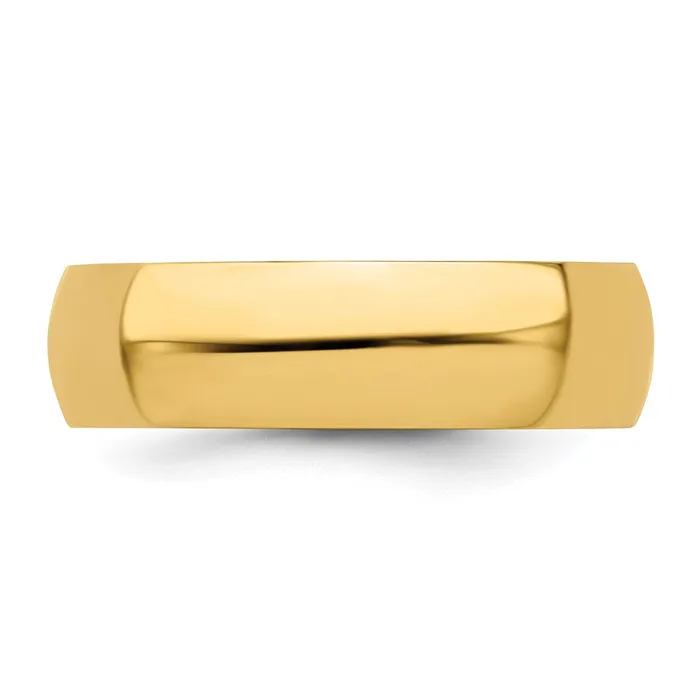 Solid 10K Yellow Gold 6mm Half Round MensWomens Wedding Band Ring Size 13 Goldia Rings Solid 10K Yellow Gold 6mm Half Round MensWomens Wedding Band Ring Size 13 Goldia Rings
