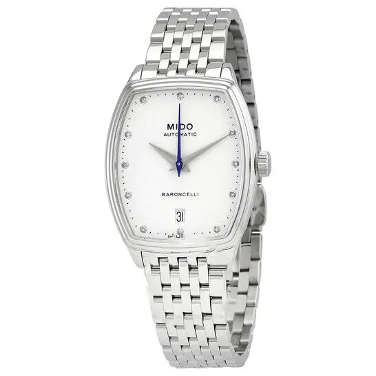 Watches JMS always Original Mido Baroncelli Automatic Diamond White Dial Ladies Watch M0413071101600 Watches JMS always Original Mido Baroncelli Automatic Diamond White Dial Ladies Watch M0413071101600