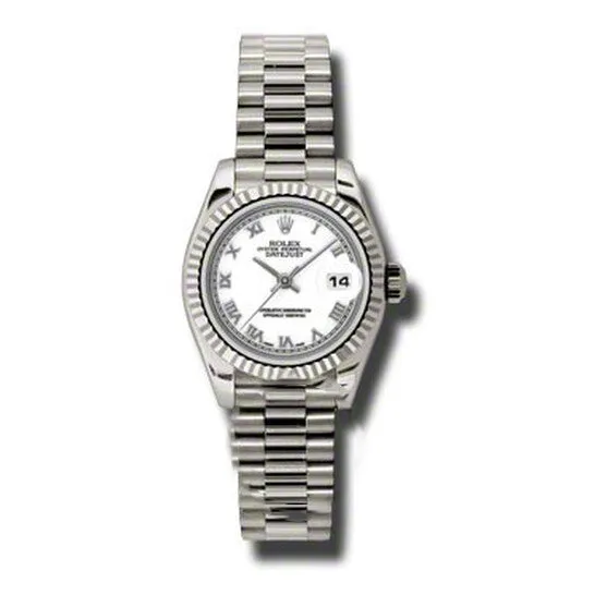 Watches JMS always Original Preowned Rolex Lady Datejust White Dial Ladies Watch 179179WRP Watches JMS always Original Preowned Rolex Lady Datejust White Dial Ladies Watch 179179WRP