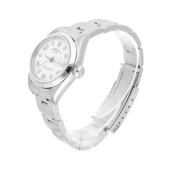 Watches Original Preowned Rolex Oyster Perpetual Date Automatic White Dial Ladies Watch 69160 JMS always Watches Original Preowned Rolex Oyster Perpetual Date Automatic White Dial Ladies Watch 69160 JMS always