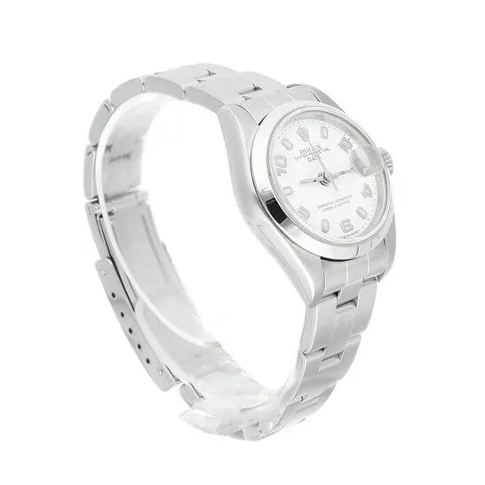 Watches Original Preowned Rolex Oyster Perpetual Date Automatic White Dial Ladies Watch 69160 JMS always Watches Original Preowned Rolex Oyster Perpetual Date Automatic White Dial Ladies Watch 69160 JMS always