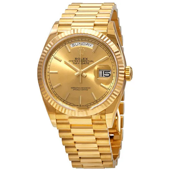 Watches Original Rolex DayDate 36 Champagne Dial 18kt Yellow Gold President Watch 128238CSP JMS always Watches Original Rolex DayDate 36 Champagne Dial 18kt Yellow Gold President Watch 128238CSP JMS always
