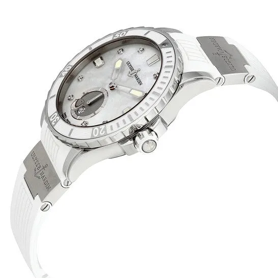 Watches Original Ulysse Nardin Diver Automatic Mother of Pearl Diamond Dial Ladies Watch 3203190310 JMS always Watches Original Ulysse Nardin Diver Automatic Mother of Pearl Diamond Dial Ladies Watch 3203190310 JMS always