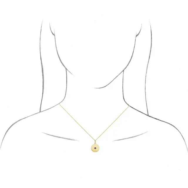 14K Rose Gold 110 CTW Natural Diamond Disc 1618 Necklace TreasureFineJewelers Necklaces