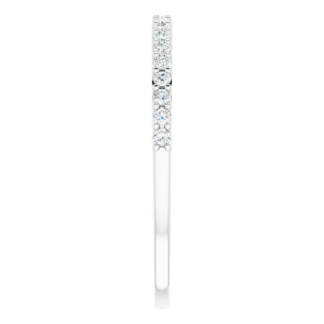 14K White 16 CTW Natural Diamond Anniversary Band TreasureFineJeweler Rings