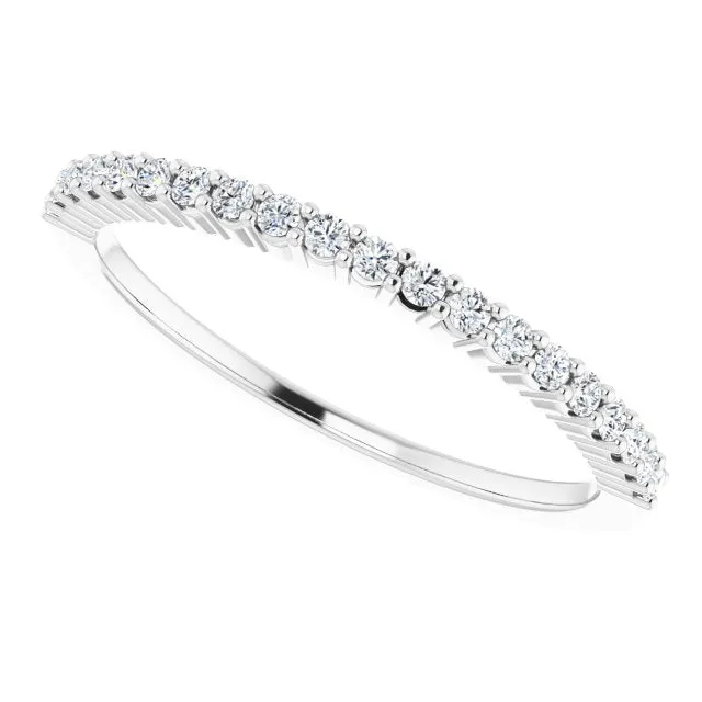 14K White 16 CTW Natural Diamond Anniversary Band TreasureFineJeweler Rings