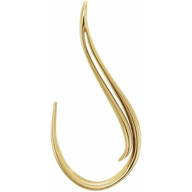14K Yellow Gold Freeform Pendant TreasureFineJewelers PreStyled Sets