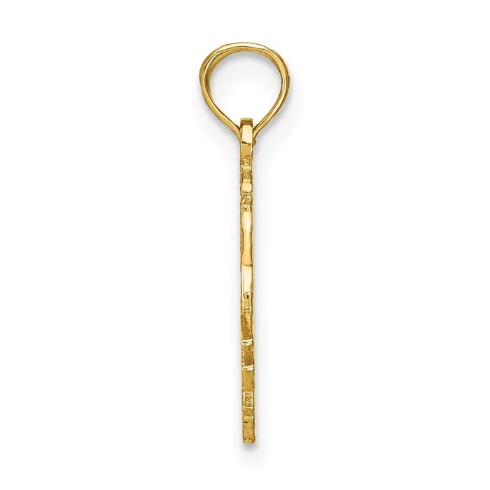 Charm Necklaces 14K CAPRICORN Charm TreasureFineJewelers
