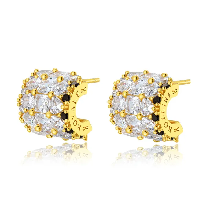 Earrings Trendolla Jewelry IMPERIAL PAV Women Royale Crown Earrings