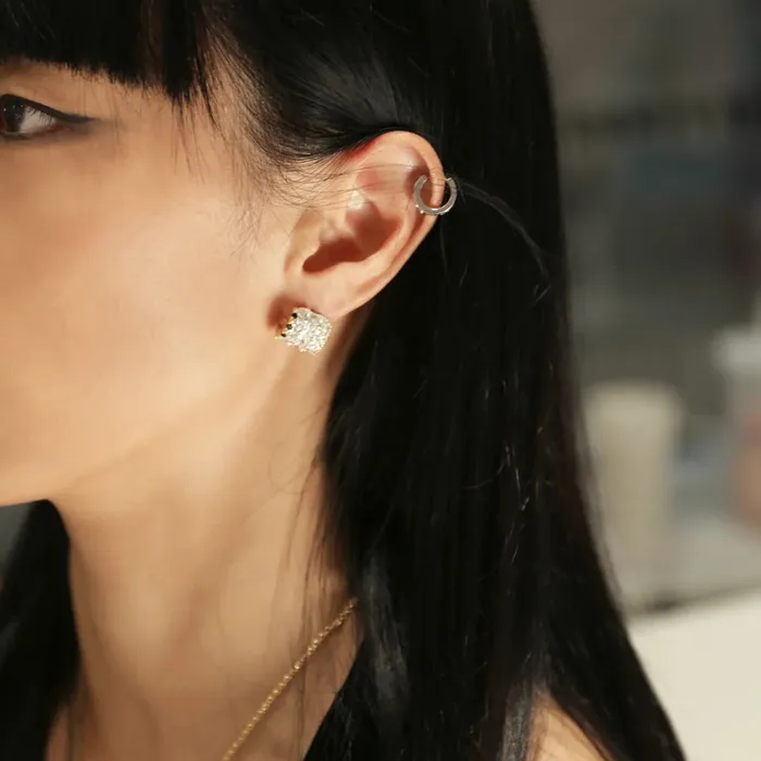 Earrings Trendolla Jewelry IMPERIAL PAV Women Royale Crown Earrings