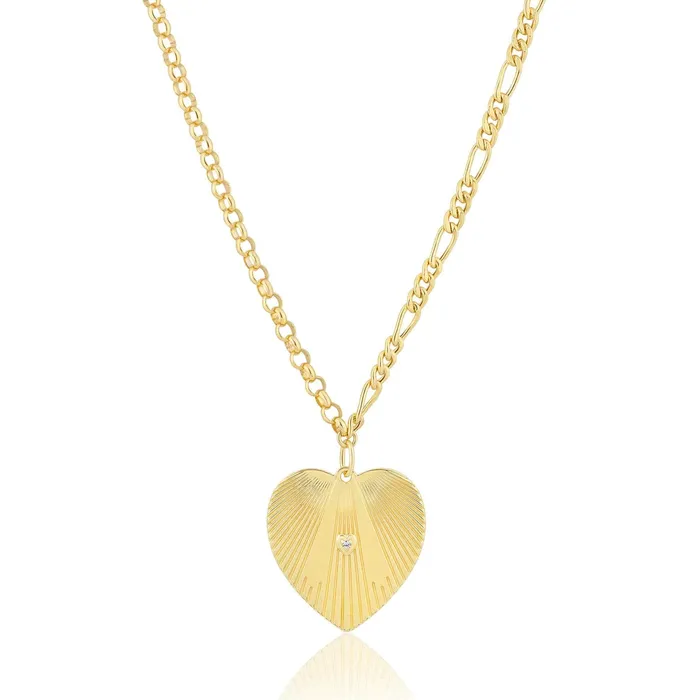 Ela Rae Necklaces ela rae Jumbo Mismatch Heart Necklace