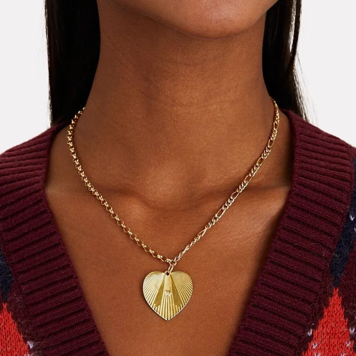 Ela Rae Necklaces ela rae Jumbo Mismatch Heart Necklace