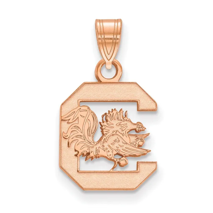 Necklaces TreasureFineJewelers 14k Rose Gold University of South Carolina Small Pendant Necklaces TreasureFineJewelers 14k Rose Gold University of South Carolina Small Pendant