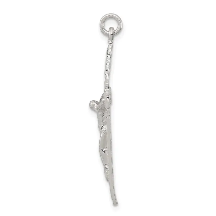 Necklaces TreasureFineJewelers Sterling Silver Crucifix Pendant