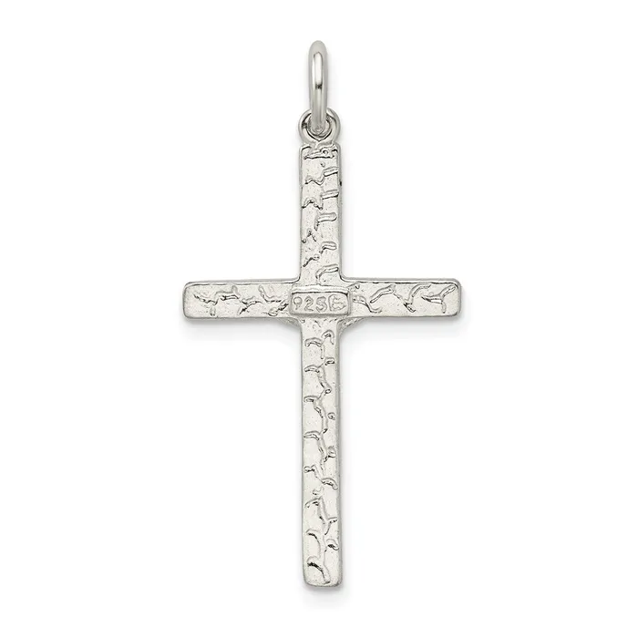 Necklaces TreasureFineJewelers Sterling Silver Crucifix Pendant