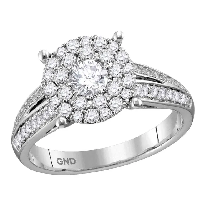 North Arrow Shop 14kt white gold womens round diamond solitaire bridal wedding engagement ring 100 cttw113755 Rings North Arrow Shop 14kt white gold womens round diamond solitaire bridal wedding engagement ring 100 cttw113755 Rings