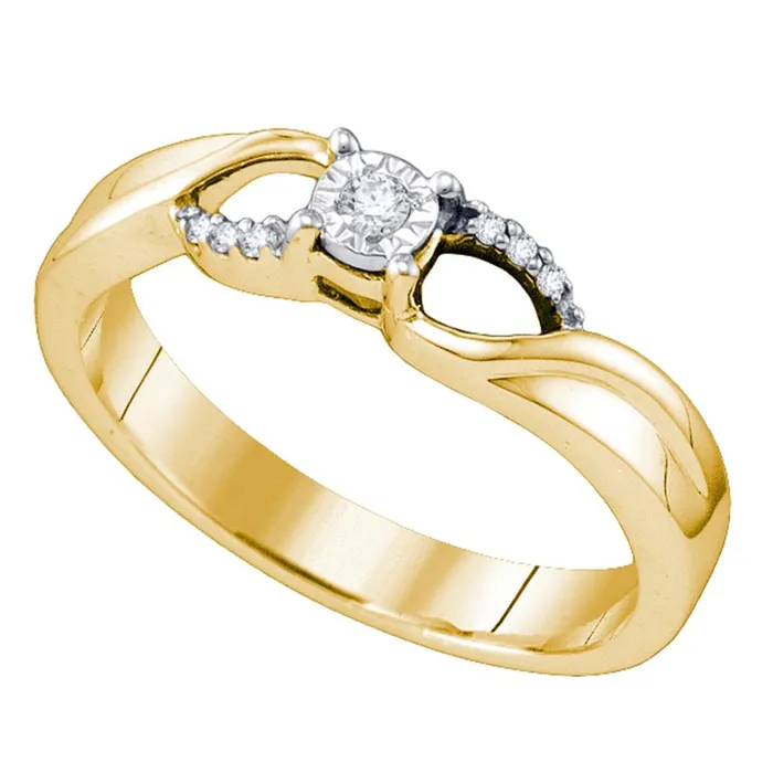 North Arrow Shop Rings sterling silver womens round diamond band promise bridal engagement ring 120 cttw62329