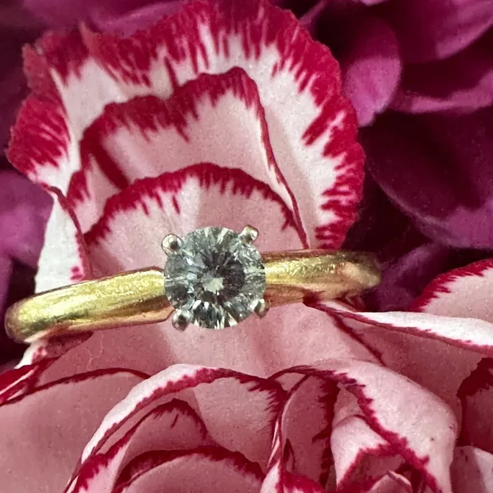 ONeills Estate Jewelry Rings 14 Karat Yellow Gold Diamond Solitaire Ring 10000620 ONeills Estate Jewelry Rings 14 Karat Yellow Gold Diamond Solitaire Ring 10000620