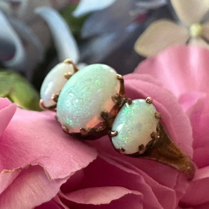 ONeills Estate Jewelry Rings 14 Karat Yellow Gold Opal Ring 20001317