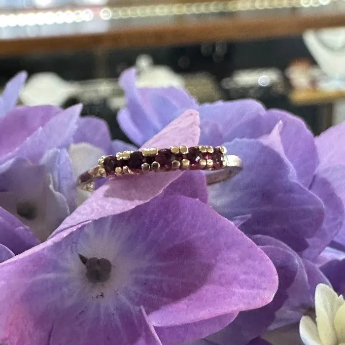 ONeills Estate Jewelry Rings 14 Karat Yellow Gold Ruby Ring 20001822