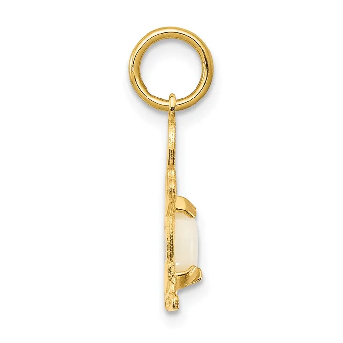 PreStyled Sets 14k Yellow Gold Boy 6x4 Oval Genuine OpalOctober TreasureFineJewelers