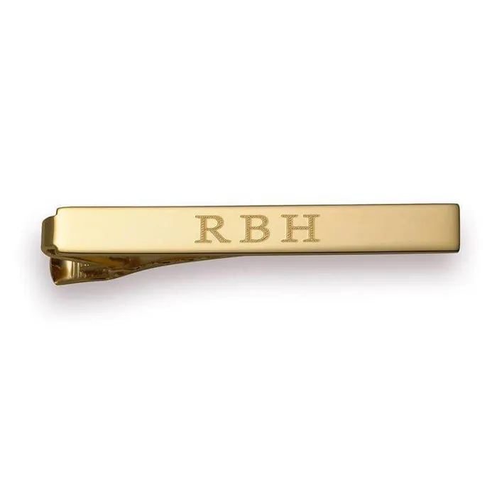 PreStyled Sets Mens Engravable Tie Bar in Brass with 18K Gold Plate 1 Line of Trendolla Trendolla Jewelry PreStyled Sets Mens Engravable Tie Bar in Brass with 18K Gold Plate 1 Line of Trendolla Trendolla Jewelry