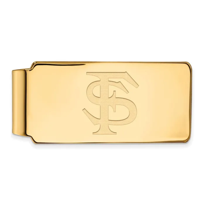 PreStyled Sets TreasureFineJewelers 14k Gold Florida State University FS Money Clip PreStyled Sets TreasureFineJewelers 14k Gold Florida State University FS Money Clip