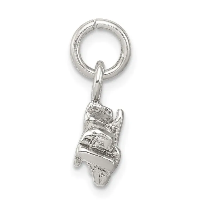 Rings TreasureFineJewelers Sterling Silver Semi with Trailer Charm