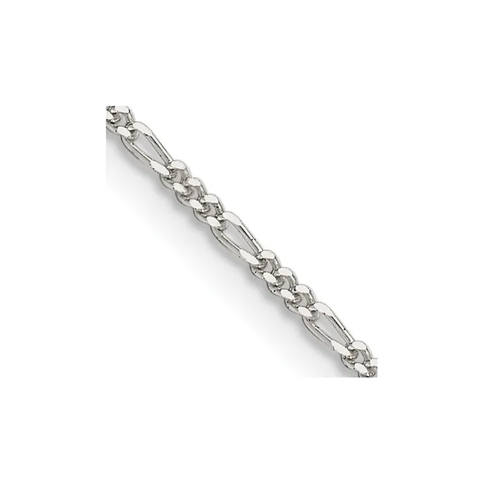 Sterling Silver 14mm Figaro Chain TreasureFineJewelers Rings