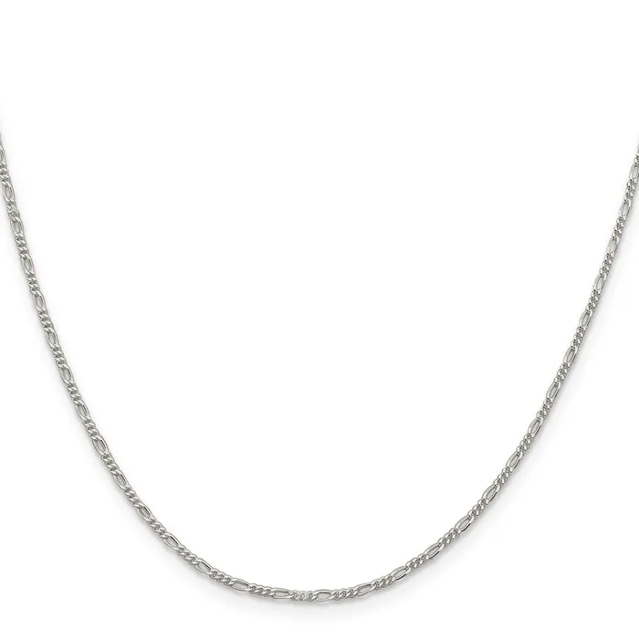 Sterling Silver 14mm Figaro Chain TreasureFineJewelers Rings