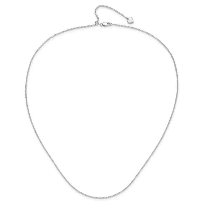 Sterling Silver Adjustable 14mm Cable Chain TreasureFineJewelers Rings